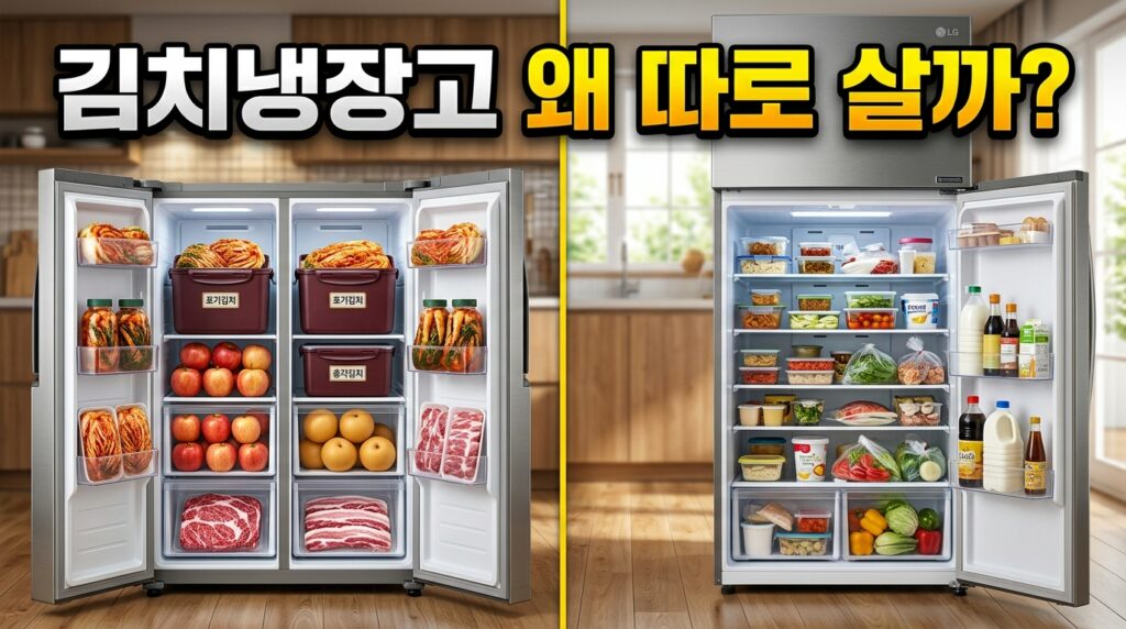 김치냉장고가 일반 냉장고보다 좋은 이유는? 2 김치냉장고 따로사야하는 이유