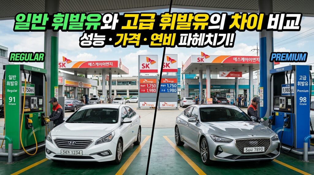 일반 휘발유와 고급 휘발유의 차이, 정말 비싼 값어치를 할까? 3 일반 휘발유와 고급휘발유의 차이 성능비교