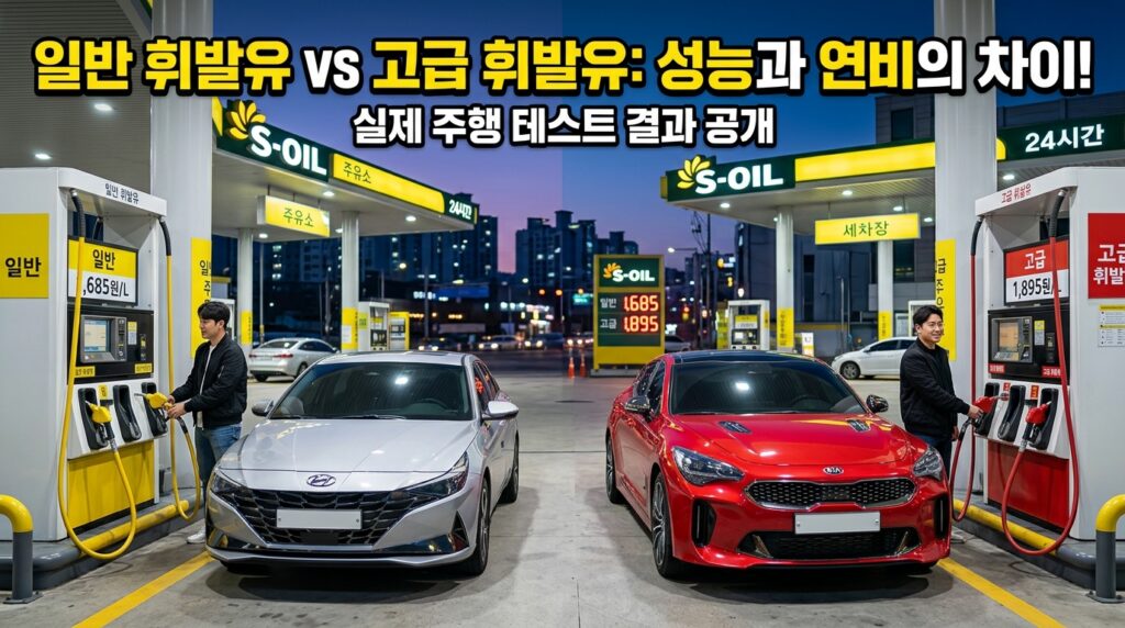 일반 휘발유와 고급 휘발유의 차이, 정말 비싼 값어치를 할까? 2 일반 휘발유와 고급 휘발유의 차이 성능비교