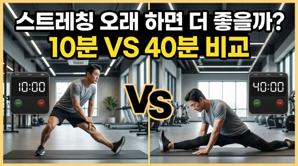 스트레칭은 오래 할수록 좋을까? 몸이 아플 정도로 해야 효과가 있을까? 2 스트레칭 오래하면 좋을까?