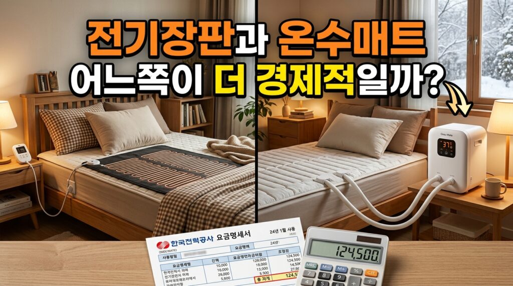 전기장판과 온수매트 어느쪽이 더 경제적일까?
