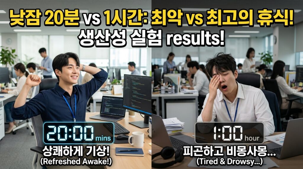 효과적인 낮잠시간