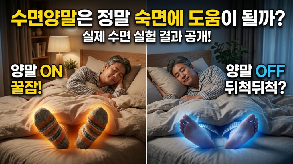 수면양말은 숙면에 도움이 될까? 직접 확인해 봤습니다. 2 수면양말은 숙면에 도움이 될까?