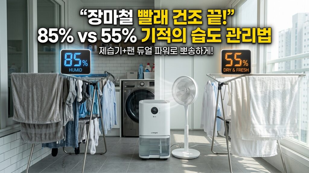 장마철 빨래 빨리 말리는 방법, 냄새 없이 뽀송하게 건조하는 비결 3 장마철 빨래 건조 관리 방법