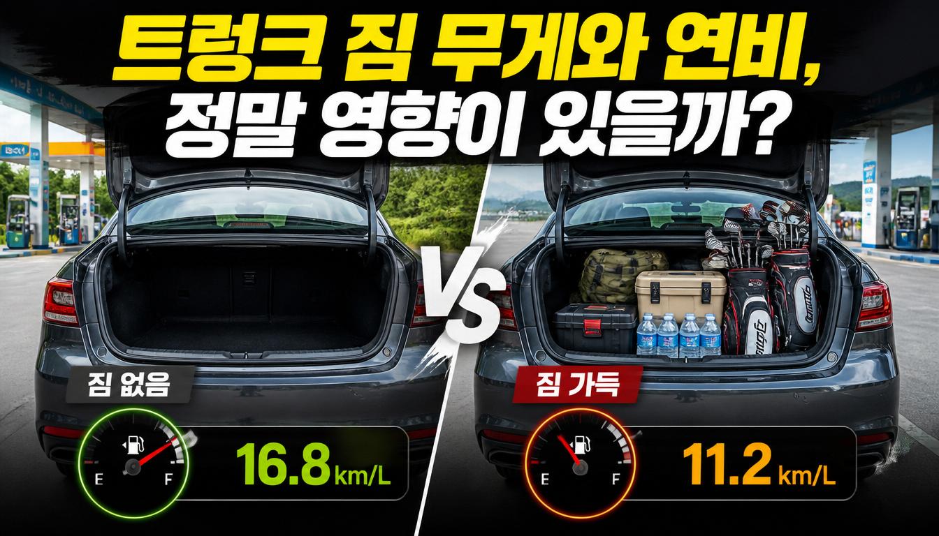 gpt image 2 Modern Korean sedan with trunk open full of camping gear golf bags tool boxes an 0