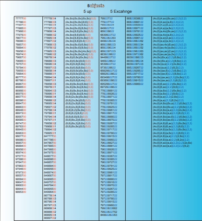 사이트스왑 정리표 11 삐루엣 패턴 정리카드6