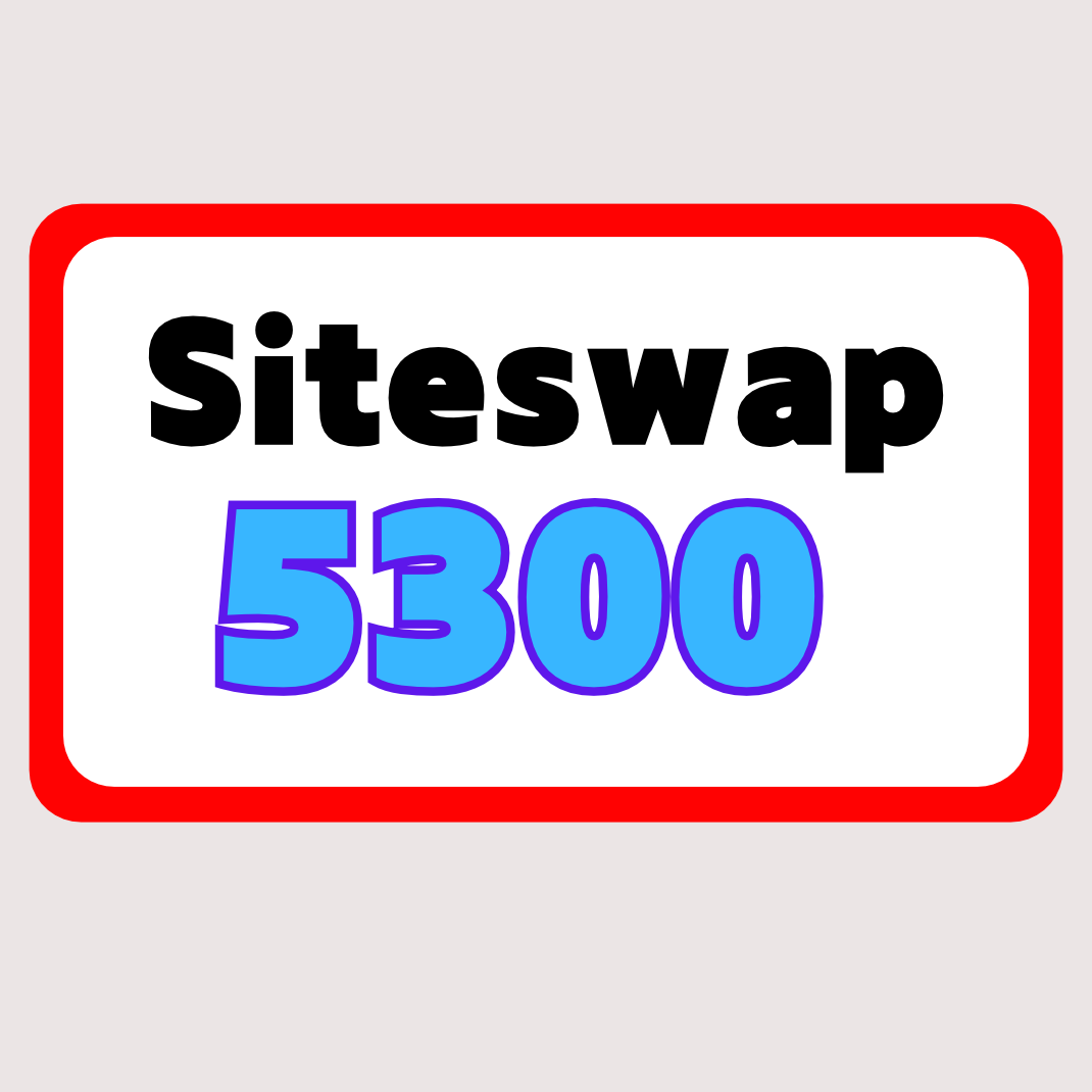 2볼 저글링 사이트스왑 5300 패턴 마스터하기 1 2볼 저글링 기술 5300